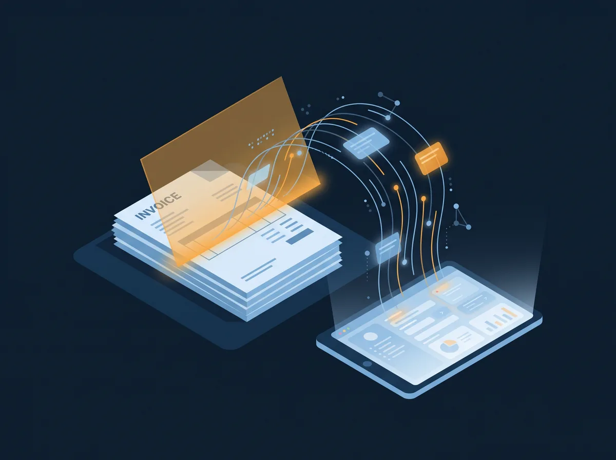 Invoices being turned into structured data